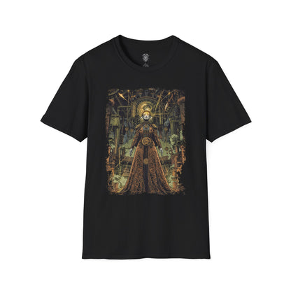 The Clockwork Oracle Floating Island Fantasy T-Shirt