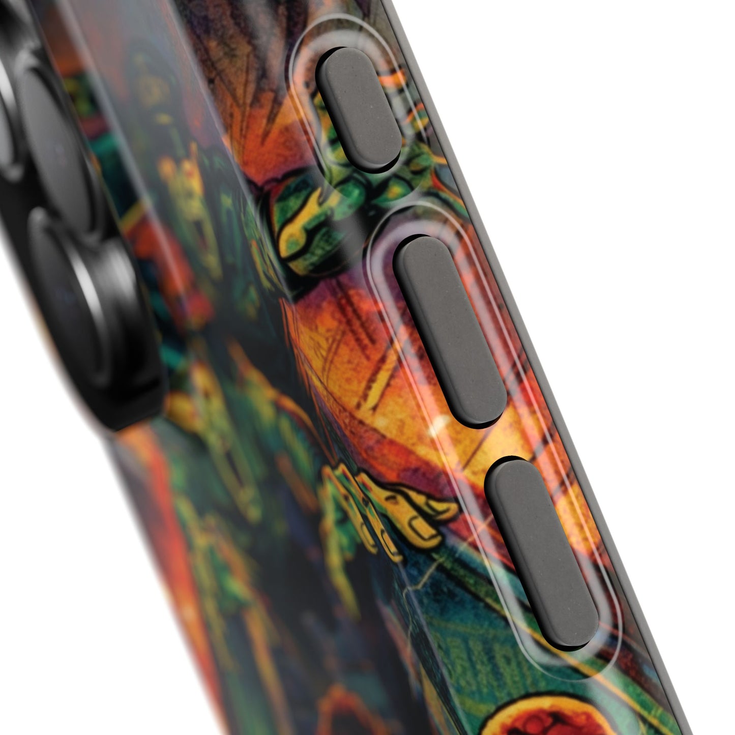 Horror Zombie Escalator Phone Case - Impact Resistant Protective Cover