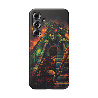 Horror Zombie Escalator Phone Case - Impact Resistant Protective Cover