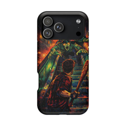 Horror Zombie Escalator Phone Case - Impact Resistant Protective Cover