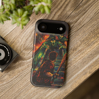 Horror Zombie Escalator Phone Case - Impact Resistant Protective Cover