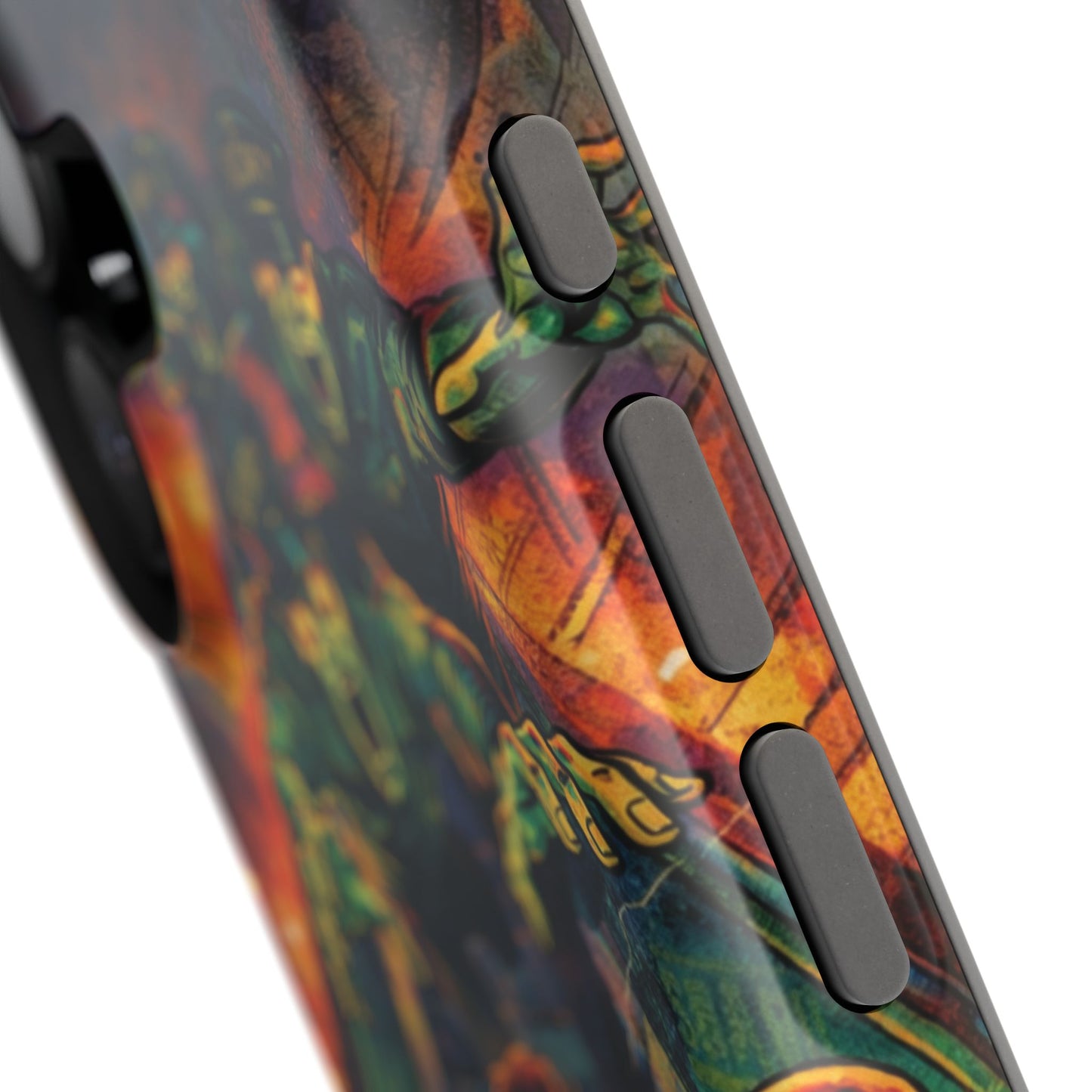 Horror Zombie Escalator Phone Case - Impact Resistant Protective Cover