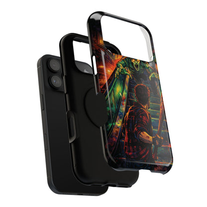 Horror Zombie Escalator Phone Case - Impact Resistant Protective Cover