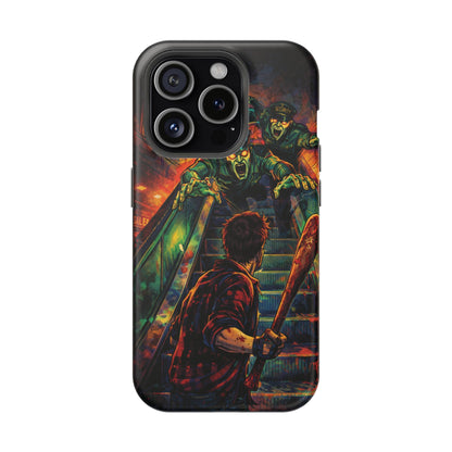 Horror Zombie Escalator Phone Case - Impact Resistant Protective Cover