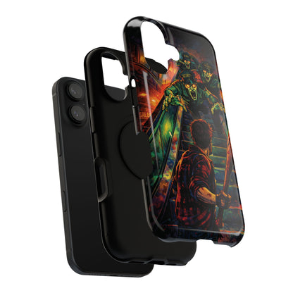 Horror Zombie Escalator Phone Case - Impact Resistant Protective Cover