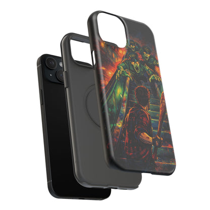 Horror Zombie Escalator Phone Case - Impact Resistant Protective Cover